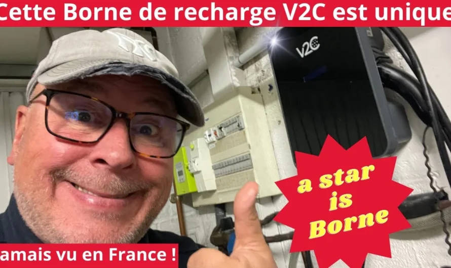 Nouvelle Borne de Recharge électrique V2C avec une Fonction inédite en France