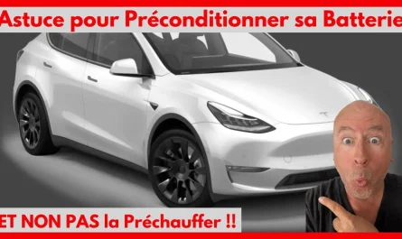 Préconditionnement de la batterie Tesla à la maison