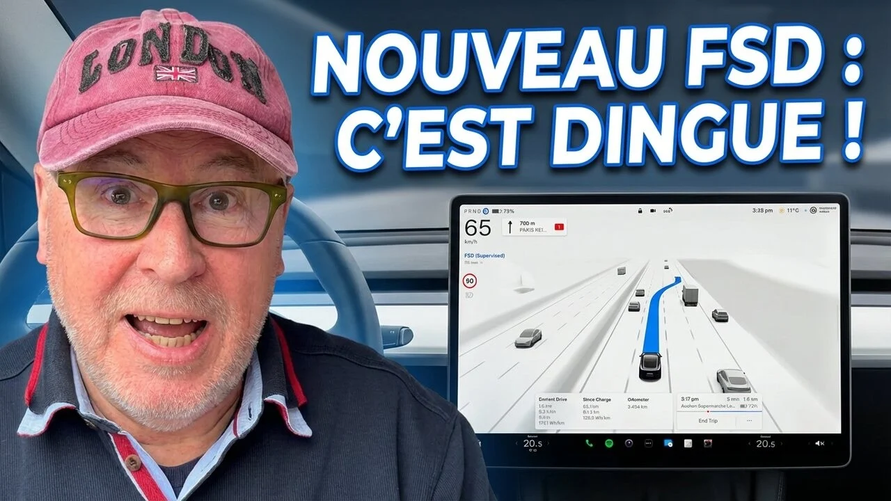 Test du nouvel FSD de Tesla sur route et en ville