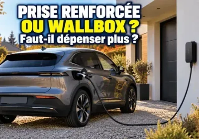 Prise renforcée ou wallbox : faut-il dépenser plus ?